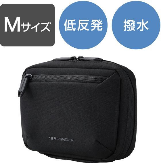 【お取り寄せ】エレコム ガジェットポーチ 小型 軽量 ブラック ZSB-GP01PMBK PCバッグ キャリングバッグ PC パソコン 家電 jetprice-10728133 JET PRICE サンプル画像2