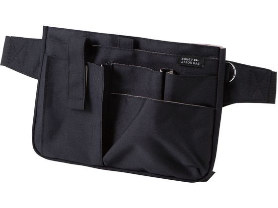 クツワ 文具エプロンバッグ ブラック BE021BK バッグ 日用雑貨