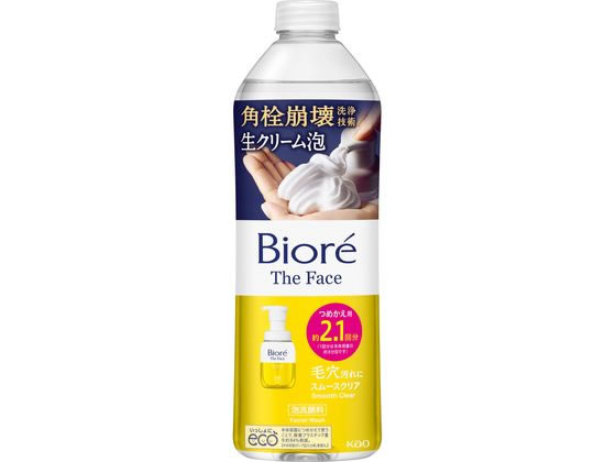 KAO ビオレザフェイス 泡洗顔 スムースクリア 詰替 340mL クレンジング 洗顔料 フェイスケア スキンケア