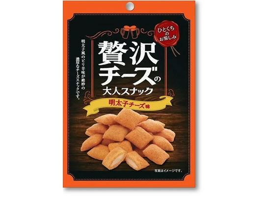 菊屋 贅沢チーズの大人スナック 明太子チーズ味 おつまみ 珍味 煎餅 おかき お菓子