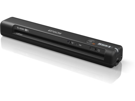 EPSON モバイルスキャナー ブラック ES-60WB スキャナー プリンタ パソコン プリンター ...