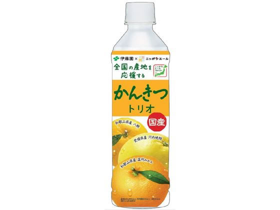訳あり)伊藤園 ニッポンエール 国産 かんきつトリオ 400g ペットボトル 果実飲料 ジュース 飲料