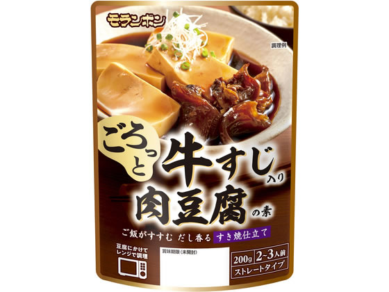モランボン ごろっと牛すじ入り 肉豆腐の素 料理の素 調味料 油 食品