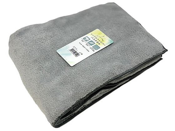 林 マイクロファイバーバスタオル 60×120cm GRAY 10枚 54-0055-19 バスタオル 業務用タオル
