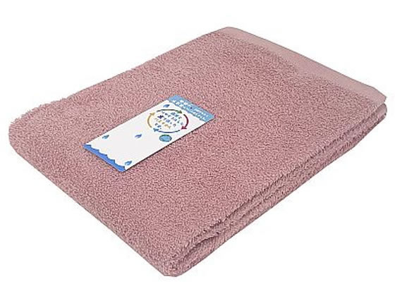 林 バスタオル テラカラー 60×120cm PINK 10枚入 54-0055-50 バスタオル 業務用タオル