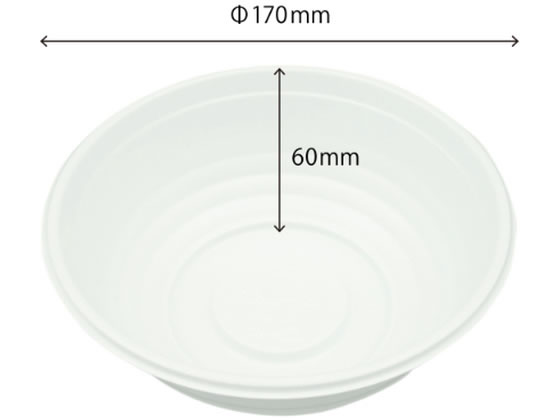 【お取り寄せ】シーピー化成 どんぶり容器 BF-362 ホワイト 本体 50枚 00126154 ランチボックス テイクアウト 使いきり食器 キッチン テーブル