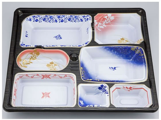 【商品説明】レンジ・オーブン共に不可。蓋は別売り。【仕様】●サイズ：348×316×39mm材質：HIPS重量：57g●入数：20枚【備考】※メーカーの都合により、パッケージ・仕様等は予告なく変更になる場合がございます。【検索用キーワード】シーピー化成・しーぴーかせい・シーピーカセイ・cpkasei　20枚　使い切り　使いきり　テイクアウト　持ち帰り　食べ歩き　635515　使いきり食器　テイクアウト用品　X991SW各ポケットの華柄が、和惣菜の彩りを一層際立たせます。