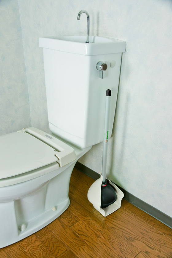 【お取り寄せ】アズマ工業 洋式通水カップ ケース付 AZB483 トイレ掃除 トイレ清掃 清掃 清掃