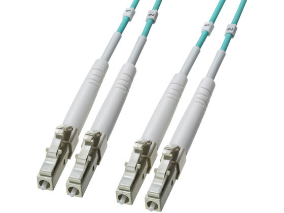【お取り寄せ】サンワサプライ コード集合型光ファイバケーブル マルチ50μmOM3 LC×2-LC×2 300m HKB-CSOM3LCLC-300 ネットワーク機器 パソコン 家電