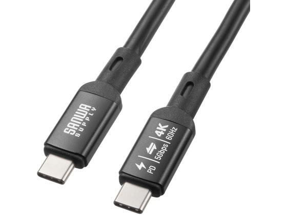 【お取り寄せ】サンワサプライ USB5Gbps Type-Cケーブル PD75W DP Altモード対応 5m KU-5GCCP7550 USBケーブル C to ケーブル 電源タップ 配線パーツ 家電