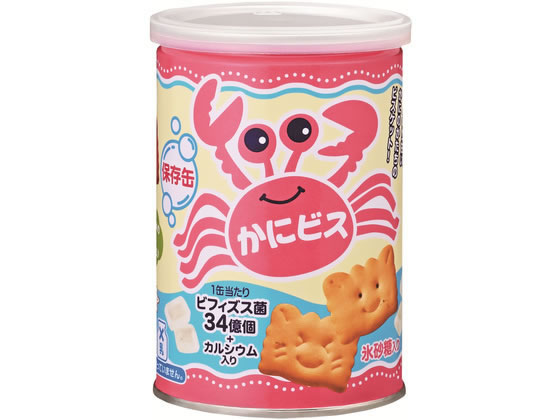 三立製菓 缶入り かにビス 100g ビスケット クッキー クラッカー お菓子