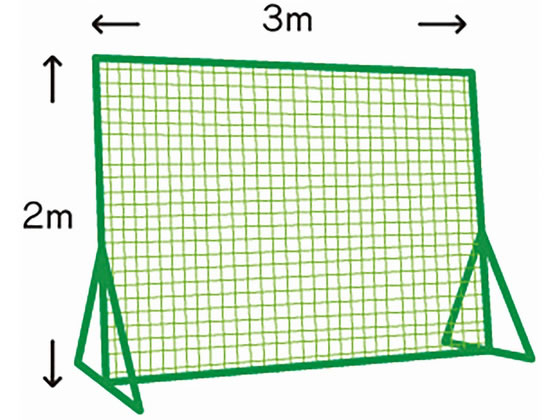 【お取り寄せ】ゼット 防球フェンス取替用ネット 2m×3m ZN2000N