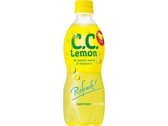 【商品説明】たっぷり入ったビタミンCがうれしい健康的な炭酸飲料。レモンの甘酸っぱさと微炭酸のやさしい刺激で、スッキリさっぱり飲み飽きない味。【仕様】●内容量：500ml●注文単位：1本●純水使用、保存料不使用●原材料：糖類（果糖ぶどう糖液糖、砂糖）、レモン果汁／炭酸、香料、ビタミンC、酸味料、ベニバナ色素、パントテン酸カルシウム、ビタミンB6、カロチン色素●カロリー：40Kcal／100mlあたり【備考】【賞味期限2026.5.21】【検索用キーワード】サントリー　さんとりー　suntory　C．C．レモン　しーしーれもん　シーシーレモン　500ml　500ミリリットル　ペットボトル飲料　ジュース　炭酸飲料　微炭酸　ビタミンCドリンク　vitaminCドリンク　保存料不使用　c．c．lemon　cclemon　c．c．レモン　ccレモン　しーしーレモン　シーシーれもん　しーれも　シーレモ　ビタミン飲料　保存料不使用　c．c．lemon　cclemon　c．c．レモン　ccレモン　しーしーレモン　シーシーれもん　しーれも　シーレモ　ビタミン飲料　わけあり　訳あり　アウトレット　賞味期限間近　廃棄　fd＿loss　フードロス　X397SB【賞味期限2026.5.21】