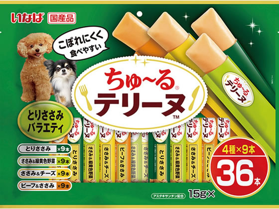 【お取り寄せ】いなばペットフード ちゅーるテリーヌ とりささみバラエティー 36本