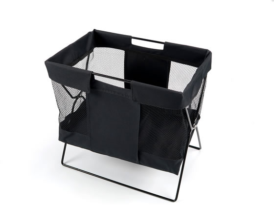 【お取り寄せ】サワフジ メッシュバスケット 小 ブラック MB-056