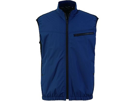Vests - 【お取り寄せ】ビッグボーン 冷蔵服2026ベスト単体 ネイビー F TH615N-56 空調風神服用 ベスト ウェア単体 ファン付きウェア ユニフォーム