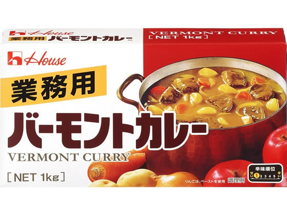 訳あり)ハウス食品 業務用 バーモントカレー 1KG カレールゥ 料理の素 調味料 油 食品