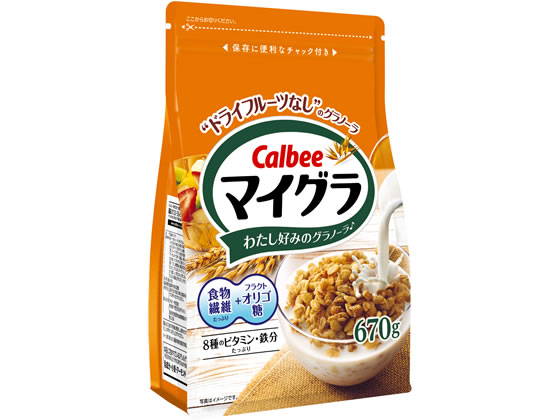 カルビー カルビー マイグラ 670g シリアル 食材 食品 jetprice-10742423 JET PRICE パッケージ画像