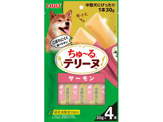 いなばペットフード ちゅーるテリーヌ 中型犬用 サーモン 30g×4P おやつ 犬 ペット ドッグフード
