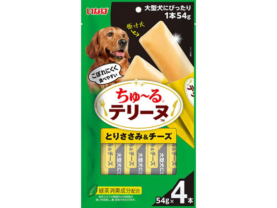 いなばペットフード ちゅーるテリーヌ 大型犬用 とりささみ&チーズ 54g×4P おやつ 犬 ペット ドッグフード