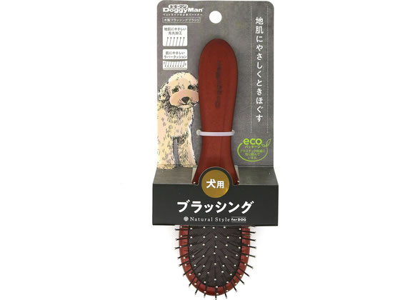 Pin Brush - 【お取り寄せ】ドギーマンハヤシ Natural Style forDog 木製ブラッシングブラシ S ブラッシング 犬 ドッグ用 ペット ケア