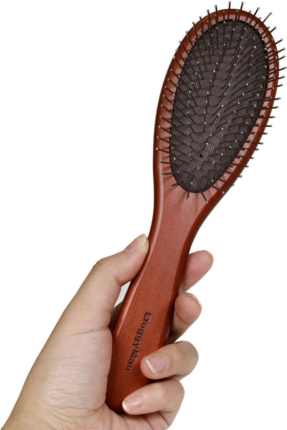 【お取り寄せ】ドギーマンハヤシ Natural Style forDog 木製ブラッシングブラシ M ...
