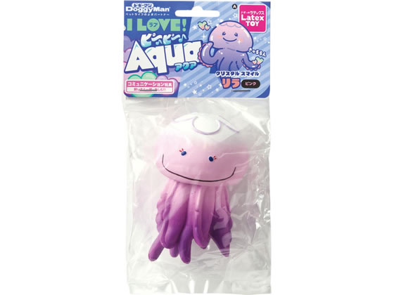 【商品説明】ゆらゆらのんびり揺られて暮らすくらげのリラ。クリスタルスマイルで優雅にダンス。複雑な転がり方でわんちゃんも夢中で遊べます。【仕様】●材質／ラテックス●商品使用時サイズ／約高さ10×幅・奥行6．5cm●適応種／超小型犬〜小型犬【備考】※メーカーの都合により、パッケージ・仕様等は予告なく変更になる場合がございます。【検索用キーワード】どぎーまん　ドギーマン　doggyman　DoggyMan　doggy　Doggy　ラテックストイ　I　LOVEピーピーアクア　リラ　ピンク　超小〜小型犬　ペット用品　お散歩・生活グッズ・ペットハウス　犬（ドッグ）用　X518TGちょっぴり大きめな仲間が増えました