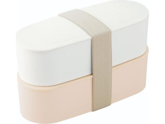 Metallic - 【お取り寄せ】サーモス 弁当箱 フレッシュランチボックス 2段式 600mL 電子レンジ ライトベージュ DJT-601W LBE