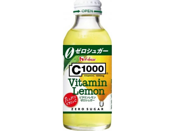 ハウス食品 C1000ビタミンレモン ゼロシュガー 140mL 健康補助食品 健康ドリンク 栄養補助食品 栄養ドリンク 健康食品 jetprice-10745089 JET PRICE パッケージ画像