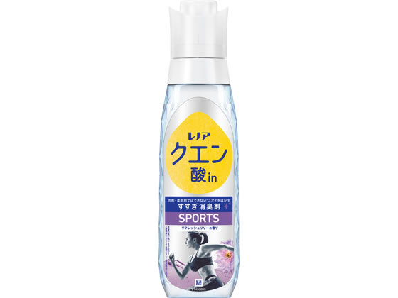 【商品説明】洗剤・柔軟剤ではできない＊1ニオイをはがすすすぎ消臭剤生乾き・汗のニオイ癖一発リセット蓄積ニオイ＊2をはがす。防臭パワー吸水力UP！＊3漂白剤なしでも一発消臭＊4自然由来クエン酸配合＊蓄積臭をもたらす金属イオン　＊1　自社製品と比較。＊2　100日間、洗浄・使用しても蓄積するニオイ　＊3　P＆G調べ。弊社柔軟剤比。＊4　P＆G調べ。ニオイの度合いで、落ち方の程度は異なります。【仕様】●仕様：本体●内容量：430mL●成分：消臭剤（クエン酸）、安定化剤、界面活性剤（ポリオキシエチレンアルキルエーテル）、pH調整剤、香料【備考】※メーカーの都合により、パッケージ・仕様等は予告なく変更になる場合がございます。【検索用キーワード】レノア　クエン酸　SPORTS　リフレッシュリリー　本体　430mL　P＆Gジャパン　ピーアンドジージャパン　ぴーあんどじーじゃぱん　ピーアンドジー　ぴーあんどじー　P＆G　レノア　クエン酸　部屋干し　フレッシュ　消臭　柔軟剤　ニオイ　防臭　リリー　レノアクエン酸in超消臭　レノアクエン酸イン超消臭　SPORTS　スポーツ　リフレッシュリリー　本体　ほんたい　ホンタイ　洗剤　衣料用洗剤　X392TL香りでごまかさず蓄積ニオイまではがす！