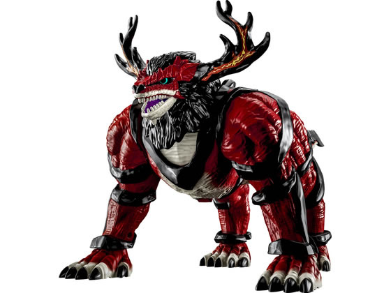 【商品説明】別売りの「角獣覚醒器　DXオメガホーン」と一緒に遊ぶことで召喚遊びや必殺技遊びが楽しめます。また、「角獣覚醒器　DXオメガホーン」と別売りのDX角獣シリーズを組み合わせて合体武装遊びを楽しむことができます。【仕様】●対象年齢：3歳以上●セット内容：角獣エンカク1（本商品のセット内容以外は付属しません。）（C）テレビ朝日・東映AG・東映【備考】※メーカーの都合により、パッケージ・仕様等は予告なく変更になる場合がございます。【検索用キーワード】バンダイ　ばんだい　bandai　DX角獣エンカク　DX角獣　エンカク　えんかく　角獣　4582770084542　玩具　おもちゃ　トイ　TOY　ホビー　変身　なりきり　ヒーロー戦隊　戦隊　ヒーロー　X949TL角獣「炎角（エンカク）」の全長約350mm大型フィギュアです。