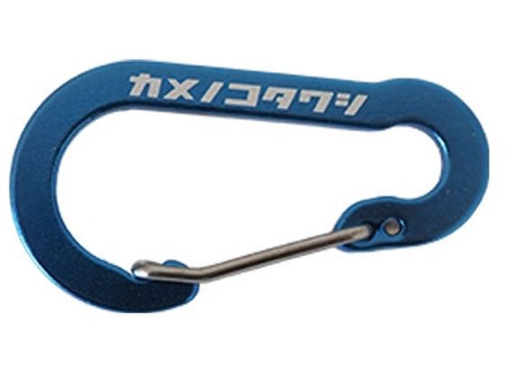 【商品説明】たわしを吊り下げることが出来るカラビナが登場しました。キャンプやアウトドアスポーツで道具や靴の洗浄に役立つのがたわしです。リュックサックやバッグにぶら下げて持ち歩きたい時や、自宅でたわしを吊るしたい時に活躍するのが小さめサイズのカメノコ　カラビナです。【仕様】●サイズ：約3×25×48mm●材質：ステンレス・アルミニウム●注意事項：※このカラビナは登山用のカラビナではありません。※重量物の吊り下げには適していません。本製品に重たいものをぶら下げたり無理な力を加えたりすると、破損する場合があります。※鍵や小物の吊り下げにご利用ください。【備考】※メーカーの都合により、パッケージ・仕様等は予告なく変更になる場合がございます。【検索用キーワード】亀の子束子西尾商店　かめのこからびな　ぶるー　亀の子束子　亀の子たわし　吊り下げ　カラビナ　たわし　タワシ　束子　携帯　持ち運び　ブルー　1個　亀の子カラビナブルー　亀の子カラビナ　ブルー　キッチン消耗品　クリーンナップ用品　X437TMたわしの保管、持ち運びに便利