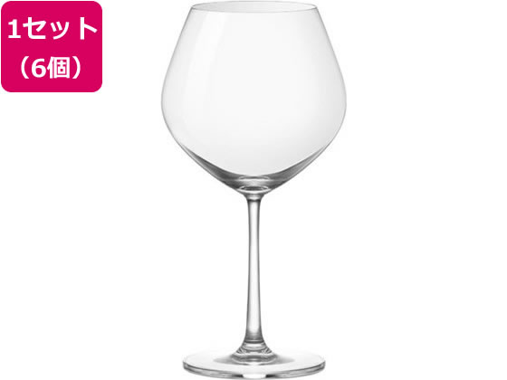 【お取り寄せ】清水産業 オーシャン サンテ バーガンディグラス 630mL 6個 120368