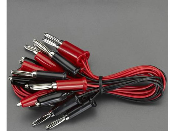 【仕様】●メーカー…テイシン電機　●型番…TLA−118　●絶縁耐圧…AC1000V　（1分以上）　●リード線…0．1mm2　●全長…500mm　●シールドクリップS⇔バナナプラグ　●赤・黒　各色5本（計10本入り）　●RoHS2対応品【備考】※メーカーの都合により、パッケージ・仕様等は予告なく変更になる場合がございます。【検索用キーワード】エスコ　えすこ　ESCO　Esco　テスター及び計測器　電気計測　テストリード（バナナプラグ）　テストリード　500mm　0．1mm2テストリード（10本　500mm　0．1mm2テストリード（10本　EA940DT−87　EA940DT87　IT・テスト・安全機器　計測器　テイシンデンキ　ていしんでんき　X634TJ