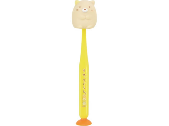 【商品説明】吸盤でピタッとくっつき自立する歯ブラシです。持ち運びに便利なキャップ付き！奥まで届き磨きやすいコンパクトヘッドです。米国デュポン社製高品質ナイロン毛を使用しています。使い終わったらキャップは飾れるマスコットに変身！【仕様】●内容量：1本●柄の材質：本体／PP、ラバー／TPE、キャップ／PVC●毛の材質：ナイロン●キャップサイズ：約Φ30×L32mm、歯ブラシサイズ：約W12×D15×H145mm●耐熱温度：80℃●吸盤でピタッとくっつき自立する歯ブラシです。●持ち運びに便利なキャップ付き！●奥まで届き磨きやすいコンパクトヘッドです。●米国デュポン社製高品質ナイロン毛を使用しています。●使い終わったらキャップは飾れるマスコットに変身！【備考】※メーカーの都合により、パッケージ・仕様等は予告なく変更になる場合がございます。【検索用キーワード】ユーカンパニー　ゆーかんぱにー　U−company　すみっコぐらし　マスコット吸盤付き歯ブラシ　ねこ　すみっこぐらし　ますこっときゅうばんつきはぶらし　ねこ　スミッコグラシ　マスコットキュウバンツキハブラシ　ネコ　歯ブラシ　本　1本　オーラルケア　歯ブラシ　X923TM吸盤付きで自立する可愛い歯ブラシ！