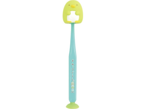 【商品説明】吸盤でピタッとくっつき自立する歯ブラシです。持ち運びに便利なキャップ付き！奥まで届き磨きやすいコンパクトヘッドです。米国デュポン社製高品質ナイロン毛を使用しています。使い終わったらキャップは飾れるマスコットに変身！【仕様】●内容量：1本●柄の材質：本体／PP、ラバー／TPE、キャップ／PVC●毛の材質：ナイロン●キャップサイズ：約Φ30×L32mm、歯ブラシサイズ：約W12×D15×H145mm●耐熱温度：80℃●吸盤でピタッとくっつき自立する歯ブラシです。●持ち運びに便利なキャップ付き！●奥まで届き磨きやすいコンパクトヘッドです。●米国デュポン社製高品質ナイロン毛を使用しています。●使い終わったらキャップは飾れるマスコットに変身！【備考】※メーカーの都合により、パッケージ・仕様等は予告なく変更になる場合がございます。【検索用キーワード】ユーカンパニー　ゆーかんぱにー　U−company　すみっコぐらし　マスコット吸盤付き歯ブラシ　ぺんぎん？　すみっこぐらし　ますこっときゅうばんつきはぶらし　ぺんぎん？　スミッコグラシ　マスコットキュウバンツキハブラシ　ペンギン？　歯ブラシ　本　1本　オーラルケア　歯ブラシ　X924TM吸盤付きで自立する可愛い歯ブラシ！