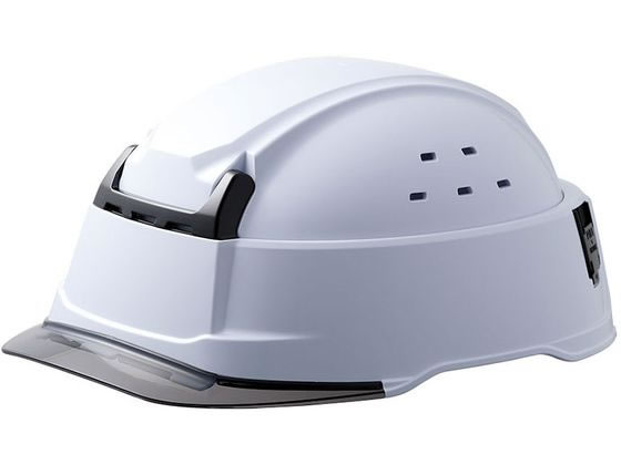 【お取り寄せ】ミドリ安全 携帯型ヘルメット SC-T29BKP Flatmet3 ホワイト／スモーク 4001900201