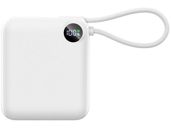 【仕様】バッテリー：リチウムポリマー電池　容量：10000mAh　入力：（Type−C　＆　Type−C　ケーブル）5V3A／9V2A／12V1．5A、18W　Max．　出力：（Type−C　＆　Type−C　ケーブル）5V3A／9V2．22A／10V2．25A／12V1．67A、22．5W　Max．　ワット時定格量：38．5Wh　本体充電時間：約3〜5．5時間　充電例：iPhone　15／15　pro：約2回　Galaxy　S23／S24／iPhone　16／16　pro：約1．5回以上　iPad　mini／Galaxy　S24　Ultra：約1回以上　※当社試験結果に基づく目安　推奨使用環境温度：　0℃〜35　℃　保護回路：過充電、過放電、過電流、過熱、短絡保護回路内蔵　付属品：USB　Type−C　to　C　ケーブル　2台同時合計最大出力：5V3A、15W　Max．●PSマークの種類：PSE●届出事業者名：Leader　Media　Techno　Inc．【備考】※メーカーの都合により、パッケージ・仕様等は予告なく変更になる場合がございます。【検索用キーワード】LAZOS　ラゾス　コンパクトモバ充　モバイルバッテリー　10000mAh　1万mAh　PD対応　ホワイト　白　Type−C　USB−C　リチウムポリマー　18W　22．5W　モバ充　充電器　モバイルチャージャー　スマホ・タブレット関連品　バッテリー・充電器　スマホ・タブレット関連品　バッテリー・充電器　X512TN
