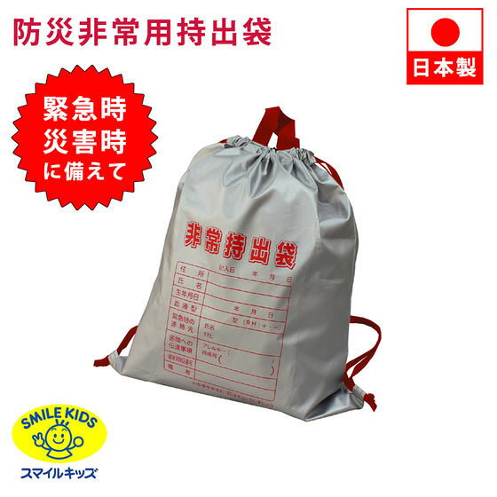 【お取り寄せ】スマイルキッズ 防炎非常持出袋 ABO-11 jetprice-10750050 JET PRICE サンプル画像2