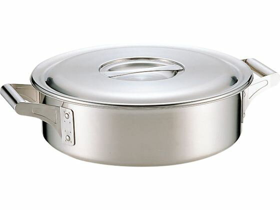 Stock Pots - 【お取り寄せ】18-10ロイヤル外輪鍋 (XSD) 30cm 両手鍋 外輪鍋 円付鍋 片手鍋 鍋 フライパン 厨房 キッチン