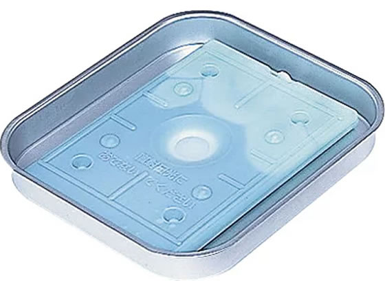 【お取り寄せ】18-8 二重保温食缶 マイルドボックス用 蓄冷材セット 給食バット容器 給食 厨房 キッチン テーブル