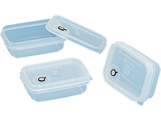 【お取り寄せ】蝶プラ ビルポット 角型 No.3 密閉容器 ボウル ザル バット 厨房 キッチン