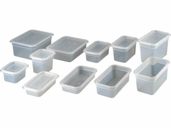 Condiments Container - 【お取り寄せ】弁慶 BK シール容器PP 1／2 100mm 密閉容器 ボウル ザル バット 厨房 キッチン