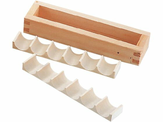 【お取り寄せ】ヤマコー 桧・朴 幕の内 抜型 6穴 06308 抜型 細工 皮むき 卵切 調理小物 厨房 キッチン