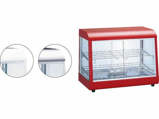 【お取り寄せ】タイジ 温蔵ショーケース ミラノレッド OS-600N ホットケース 厨房設備 調理機械 厨房 キッチン テーブル