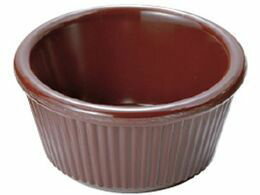 【お取り寄せ】カーライル フルーテッド ラメキン BR 90cc S28269 メラミン プラスチック食器 卓上 厨房 キッチン テーブル