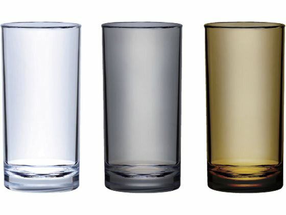 【お取り寄せ】石川樹脂工業 プラキラ タンブラー 270cc スモーク[290] メラミン プラスチック食器 卓上 厨房 キッチン テーブル