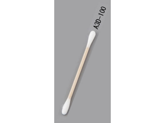 【お取り寄せ】日本綿棒 工業用綿棒 100本入 A3D-100 クリーンスティック ローラー スワブ クリーン対..