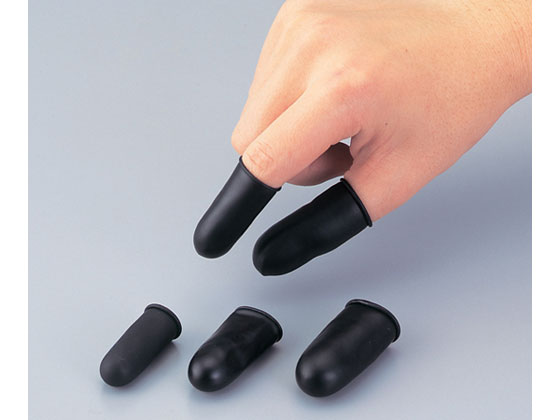【お取り寄せ】鈴木ラテックス 指サック(導電ペブル)うすーA うす-A 静電対策指サック 静電気対策品 クリーン 静電気対策
