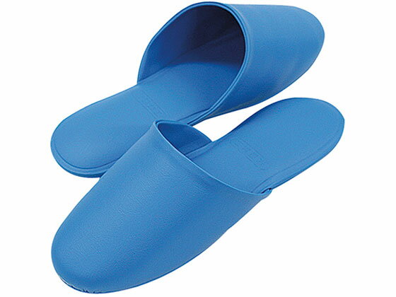 【お取り寄せ】アズワン スリッパ(抗菌ノーブル)ブルー(徳用)1袋(6足入) シューズ スリッパ サンダル 医療向け スタッフウエア 白衣 ナースシューズ 看護 医療